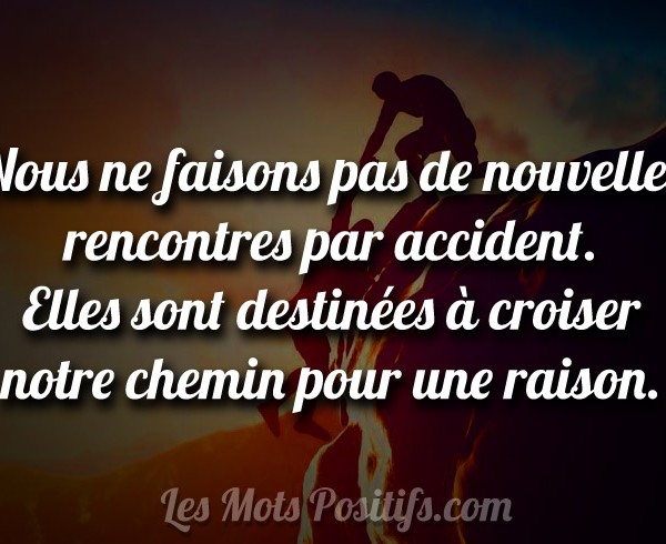 citations sur nouvelles rencontres