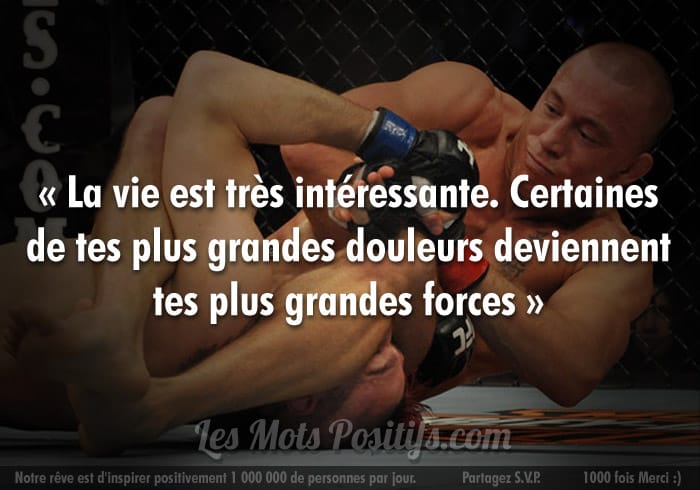 Citation Georges St-Pierre