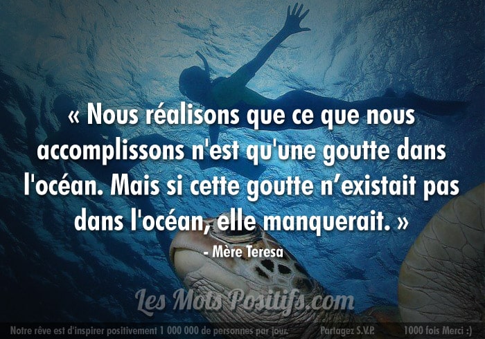 Citation Nous sommes tous important