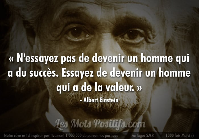 Citation Avoir des valeurs humaines