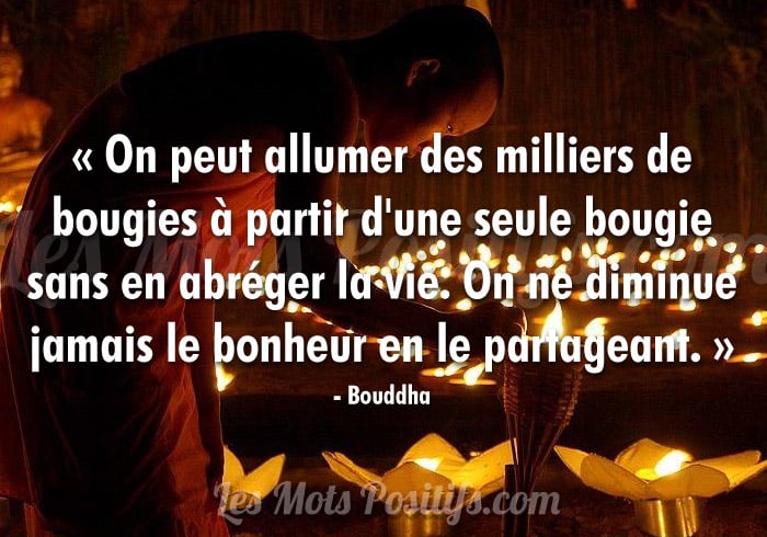 Citation Partager le bonheur