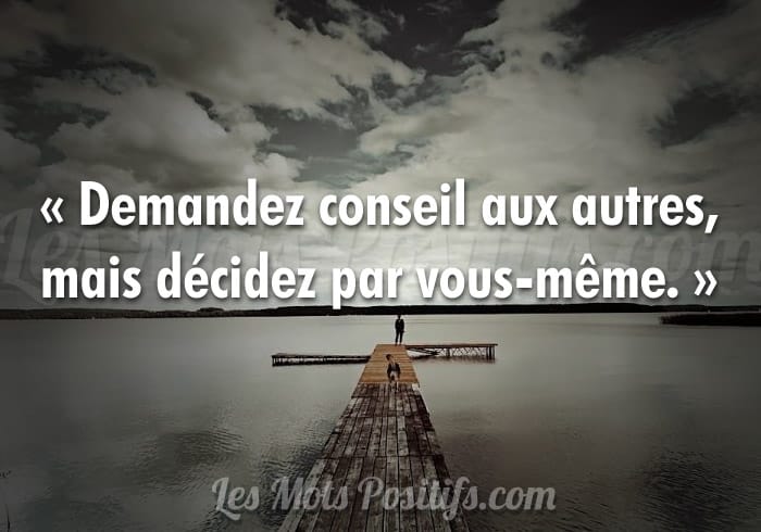 Citation Les conseils