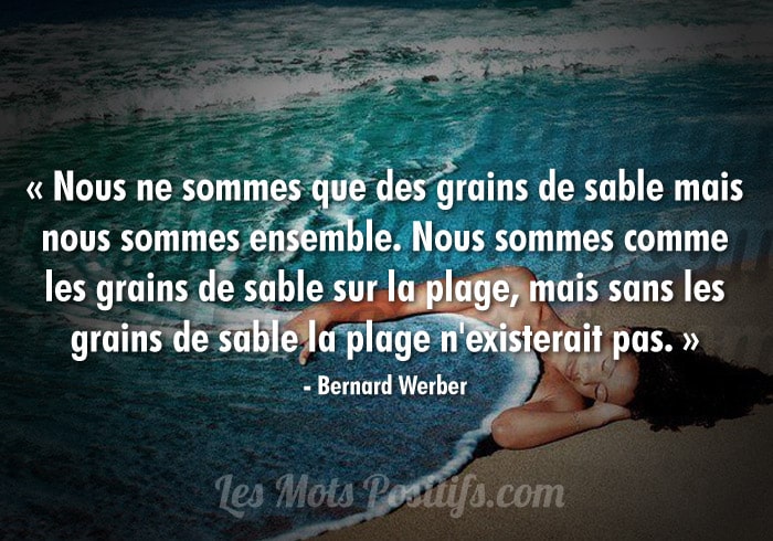 Citation Ensemble, nous pouvons changer les choses