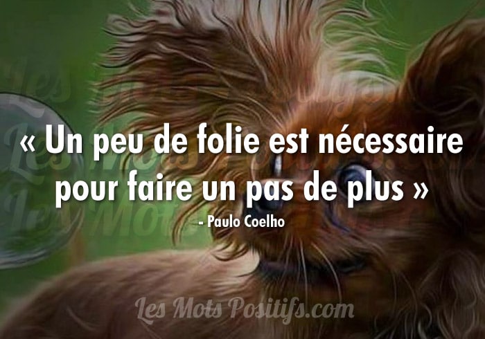 Citation La folie selon Paolo Coelho