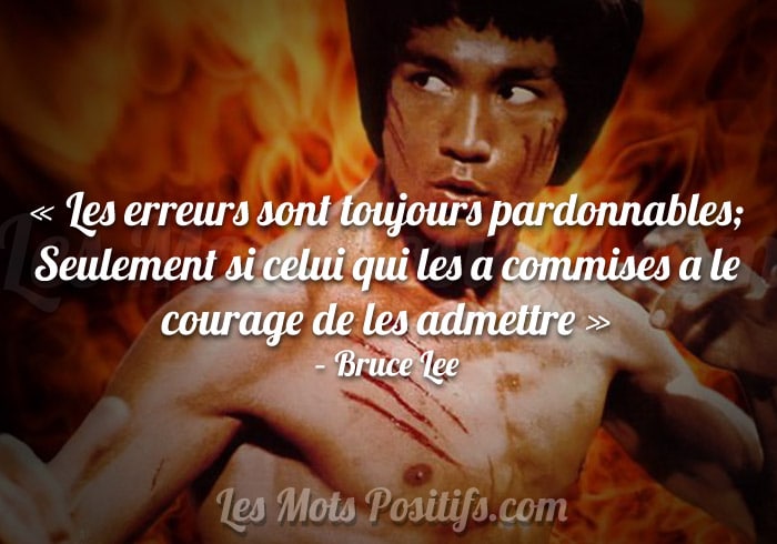 Citation Le courage d’admettre ses erreurs