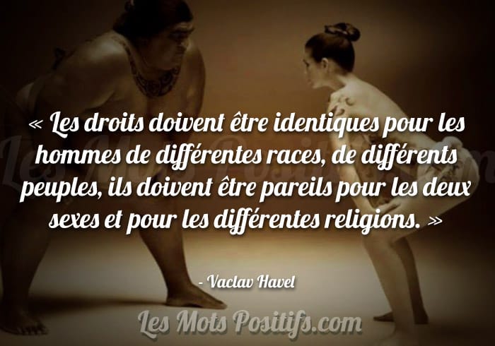 Citation La différence entre les humains