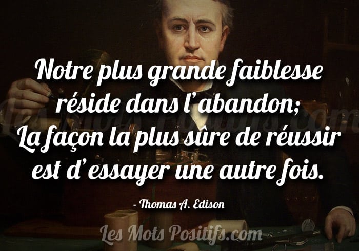 Notre Plus Grande Faiblesse Citations Et Pensees Positives Les Mots Positifs Com