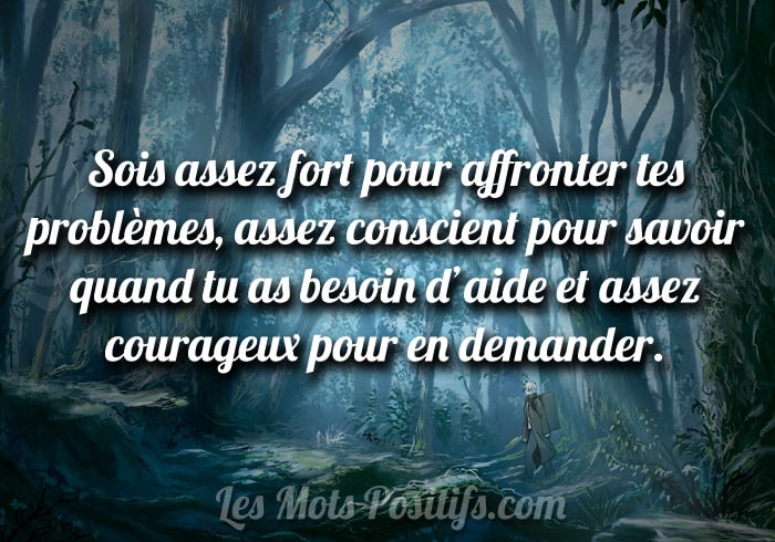 Affronter Ses Problemes Citations Et Pensees Positives Les Mots Positifs Com