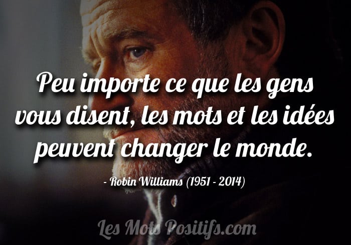 Citation Robin Williams (1951-2014)
