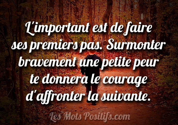 Citation Surmontez vos peurs