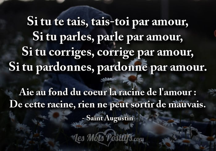 Citation Fait le par amour