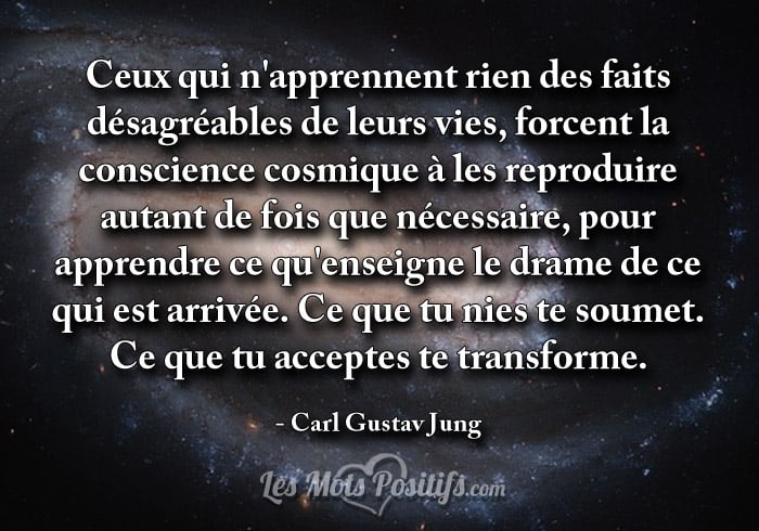 Citation Ce que tu acceptes te transforme