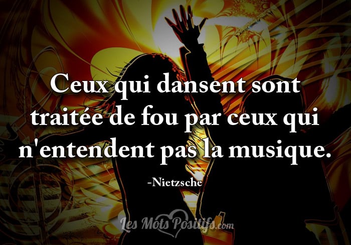 Écoutez la musique de la vie