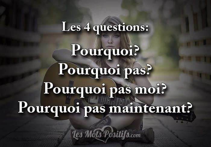 Citation Les 4 questions: