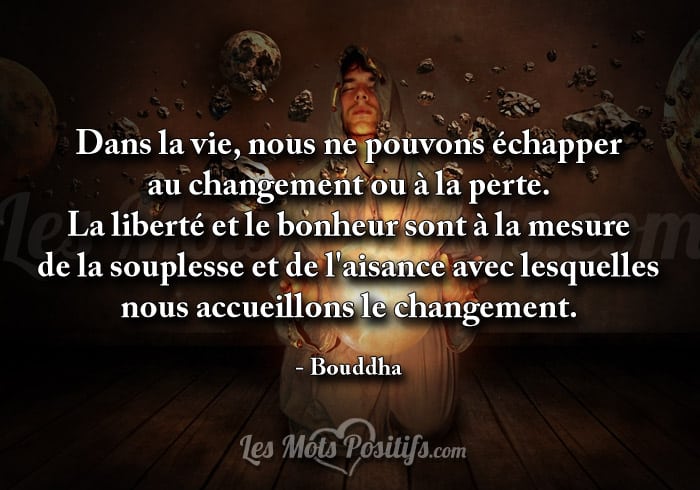 Citation Nous ne pouvons échapper au changement