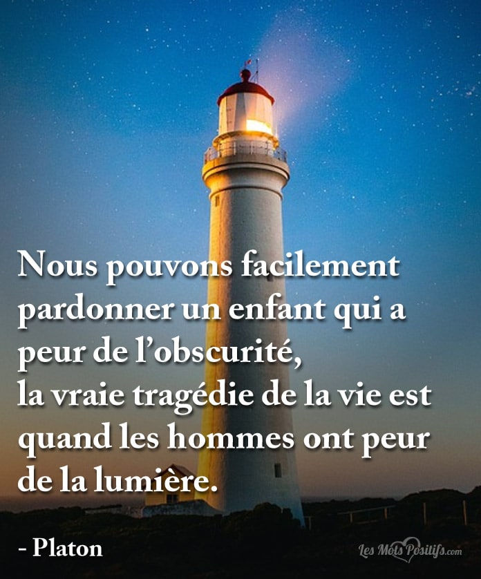 Citation Peur de la lumière