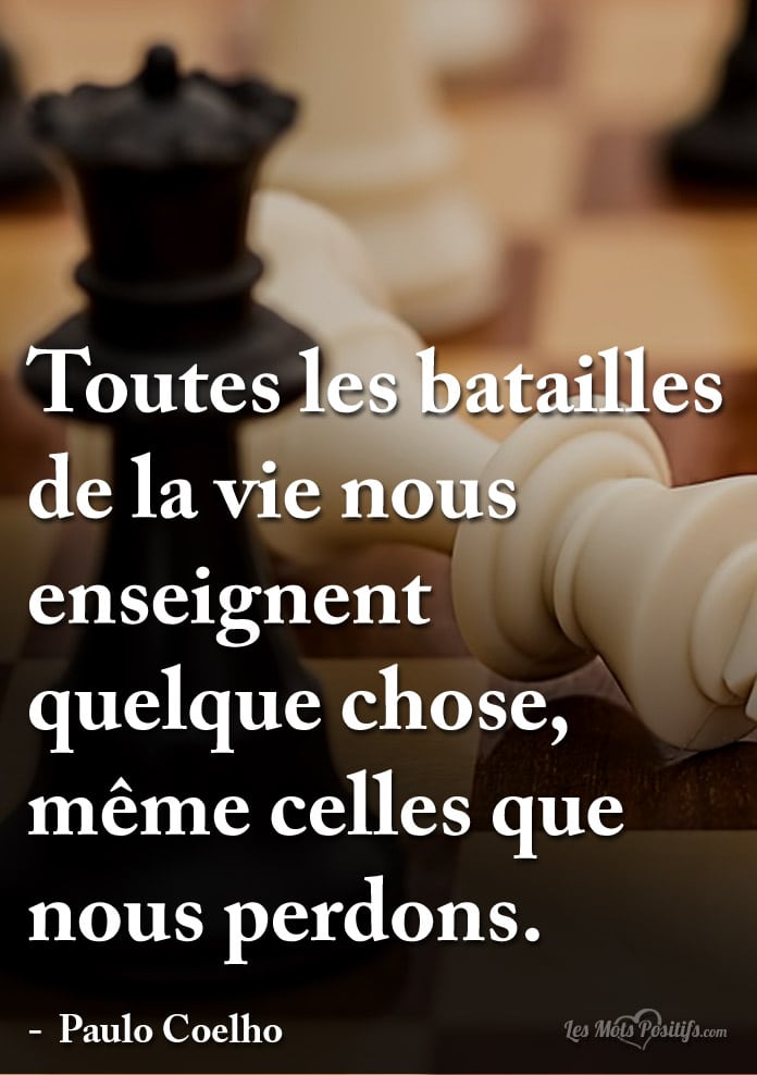 Citation Les batailles de la vie