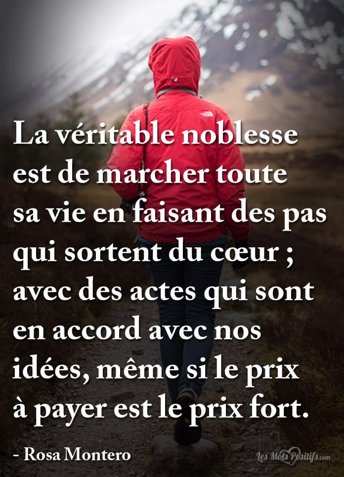 Citation La véritable noblesse