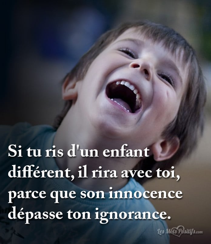 Citation Son innocence dépasse ton ignorance