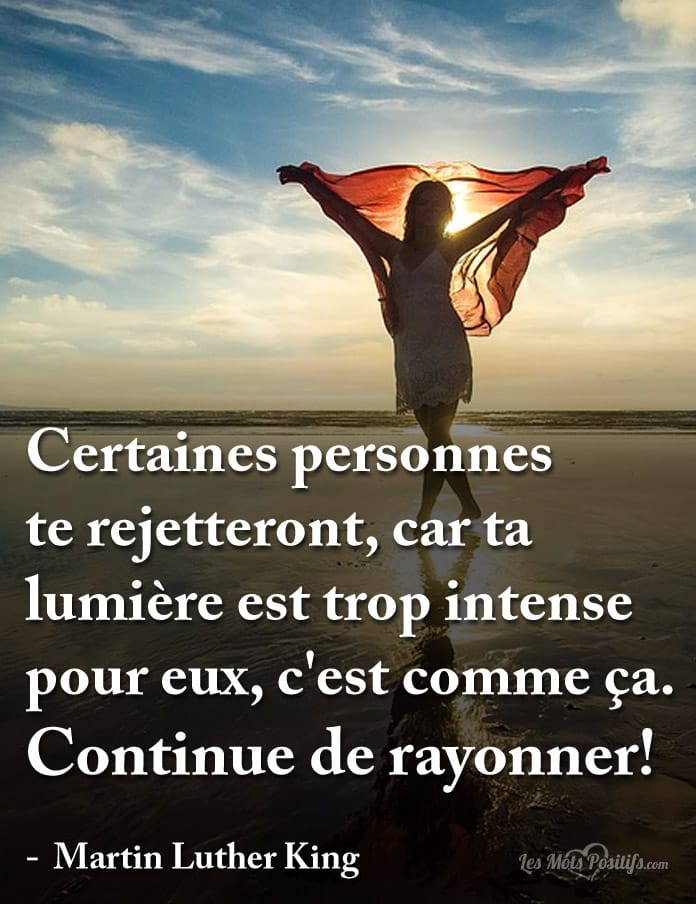 Citation Continue de rayonner!