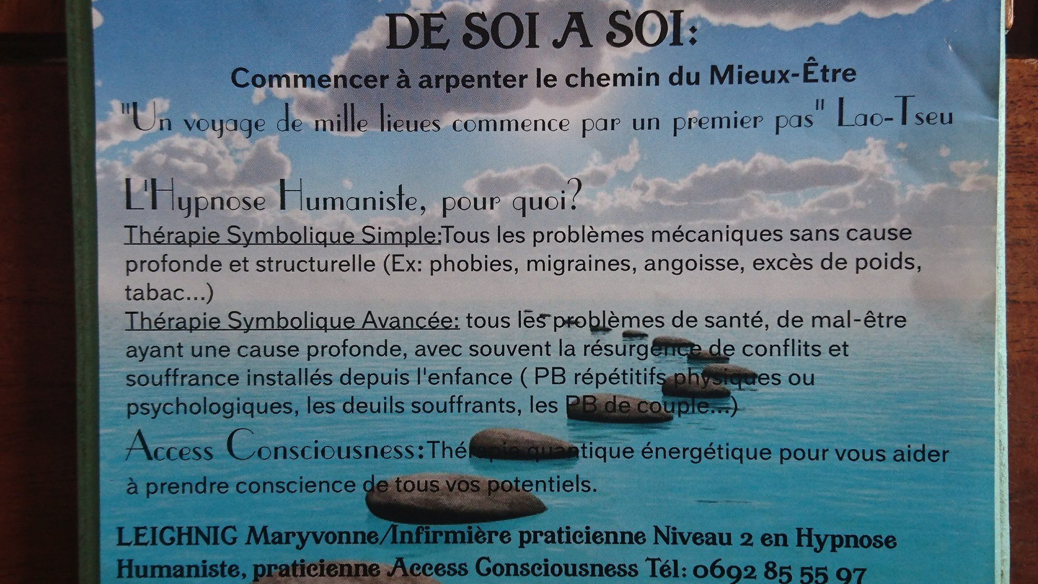 Flyer de Soi à Soi