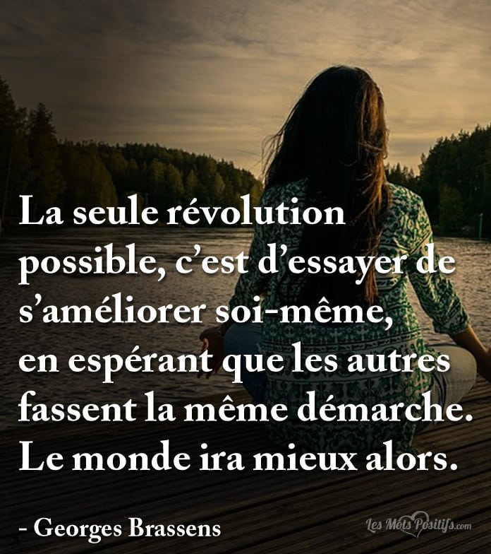 Citation La seule révolution possible