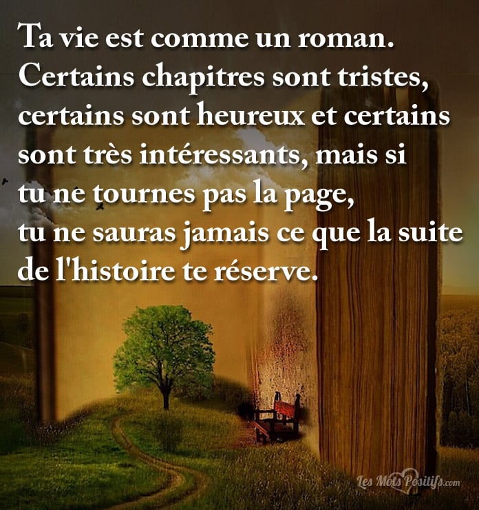 Citation Ta vie est comme un roman