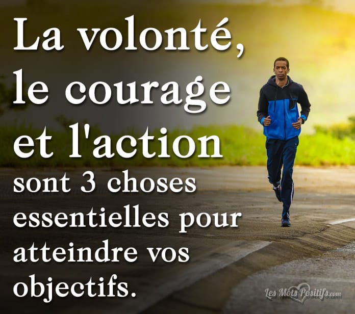 Citation 3 choses essentielles pour atteindre vos  objectifs