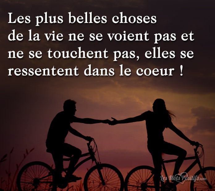 Les plus belles choses  de la vie