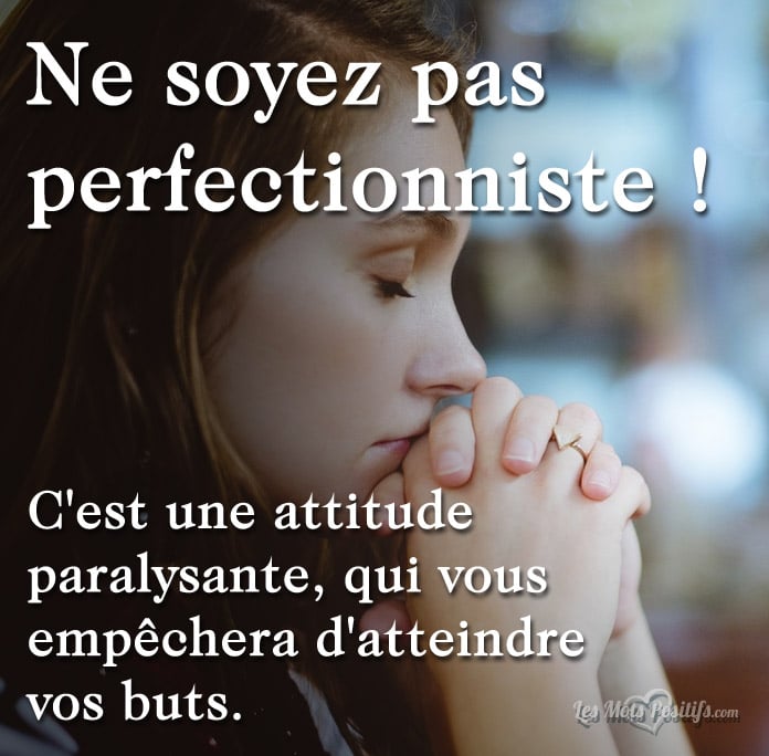 Citation Êtes-vous perfectionniste ?