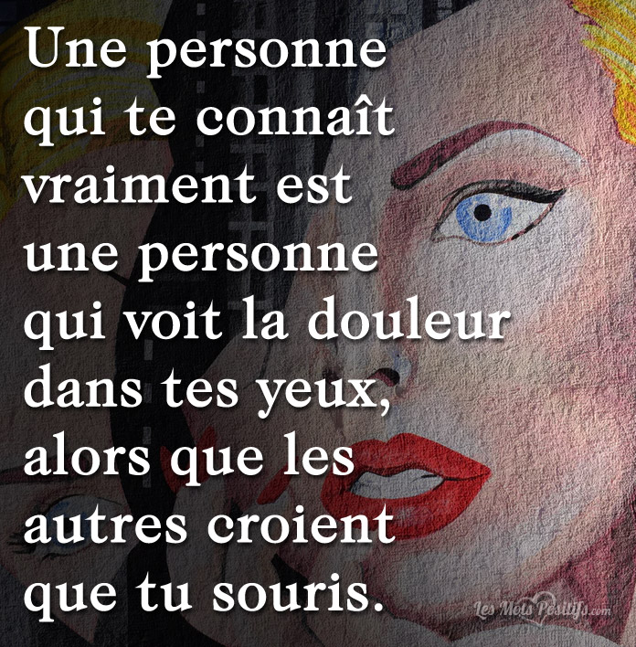 La Tristesse Qui Se Cachent Derriere Un Sourire Les Mots Positifs Com