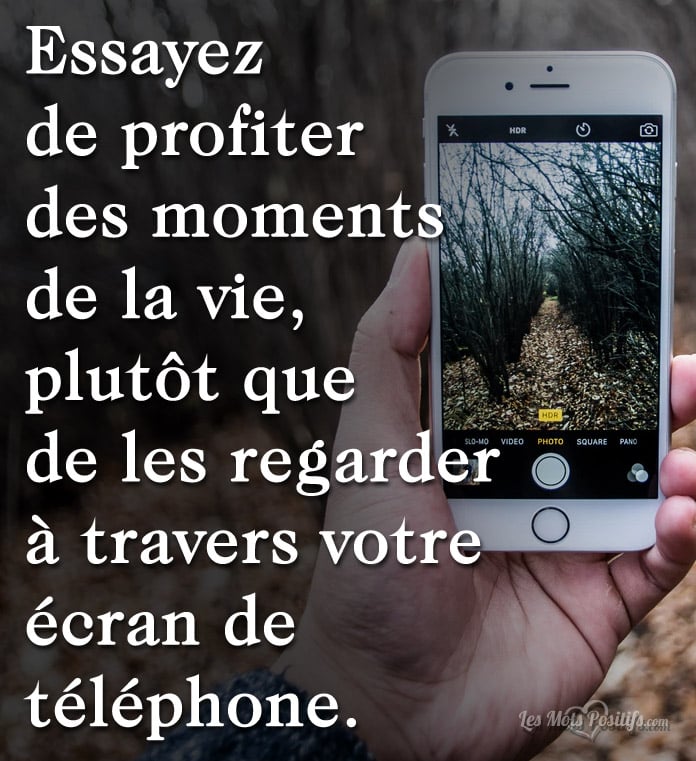 Citation Passez-vous trop de temps sur votre téléphone ?