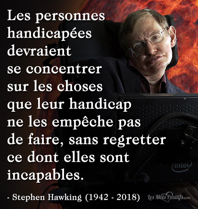 Citation Citation hommage à Stephen Hawking (1942 – 2018)