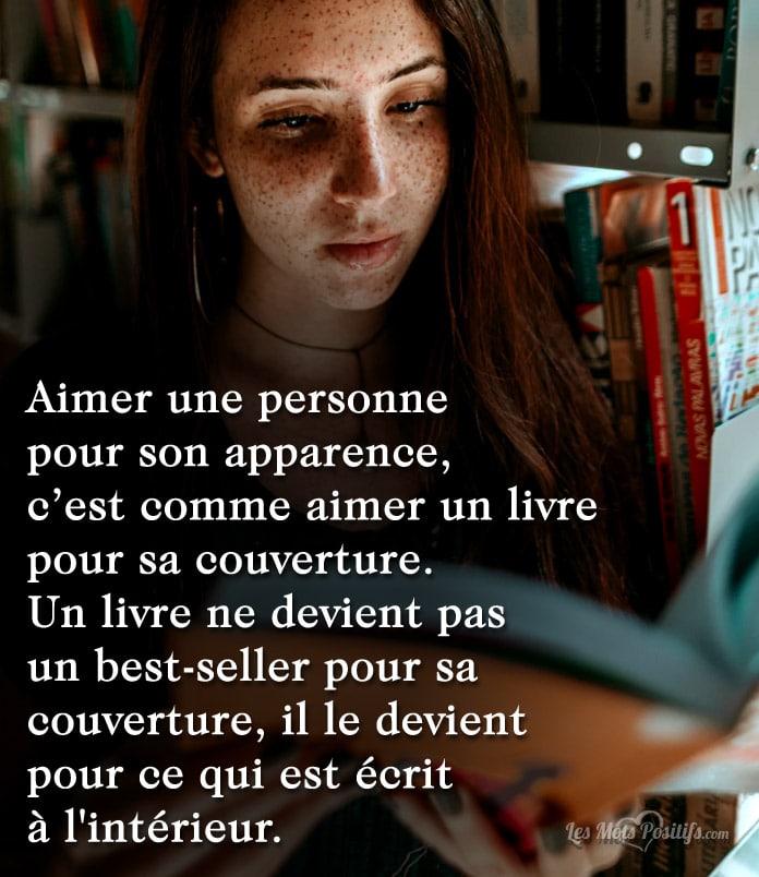 Aimer une personne pour son apparence