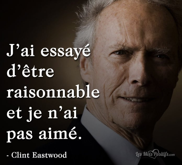 Citation J’ai essayé d’être raisonnable et je n’ai pas aimé