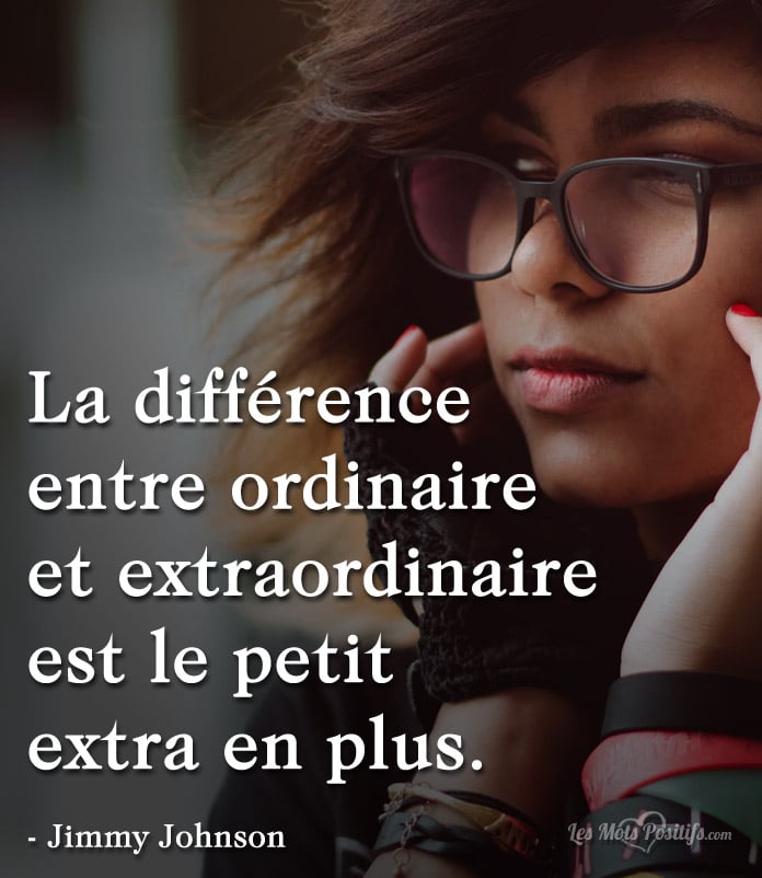 Citation Le petit extra en plus