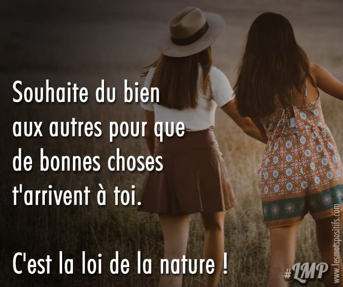 Citation C’est la loi de la nature !