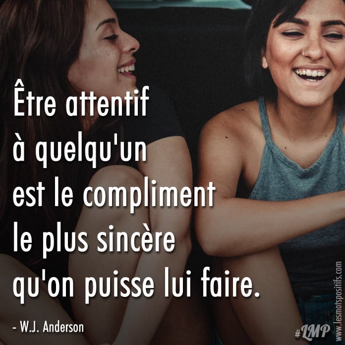 Citation Le compliment le plus sincère