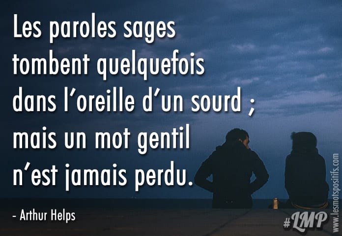 Citation Les paroles sages