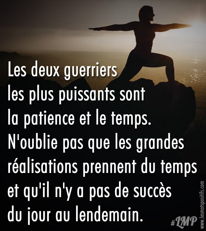 Citation La patience et le temps