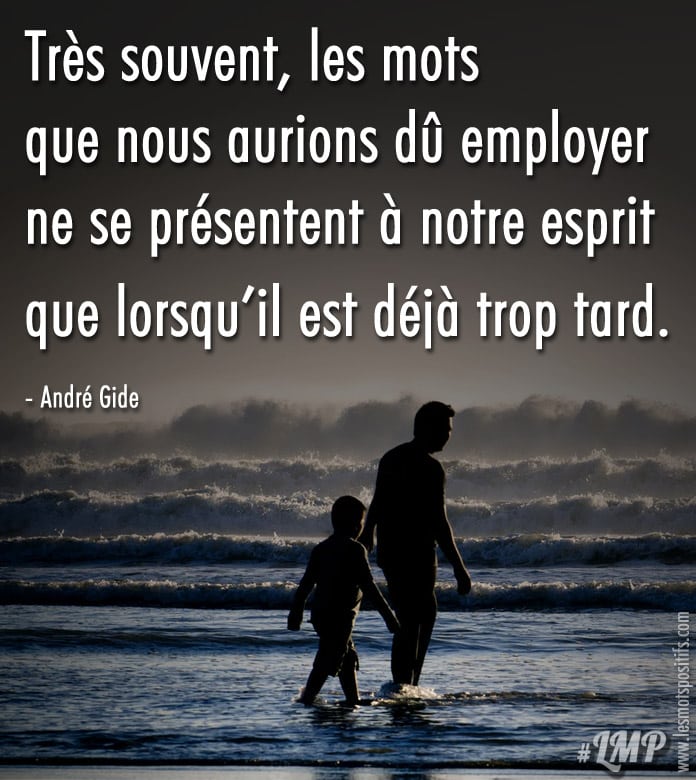 Les mots que nous aurions dû employer