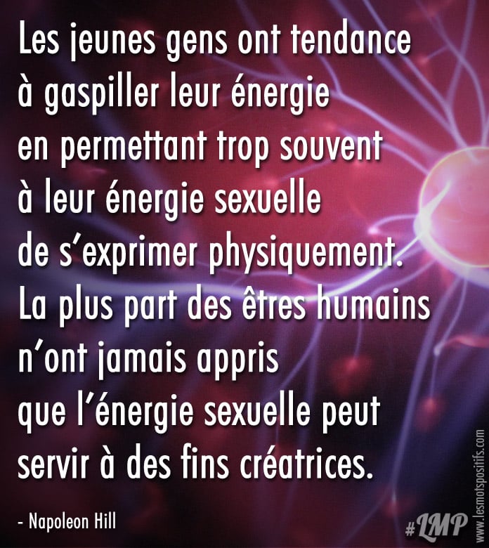 Citation L’énergie sexuelle peut servir à des fins créatrices