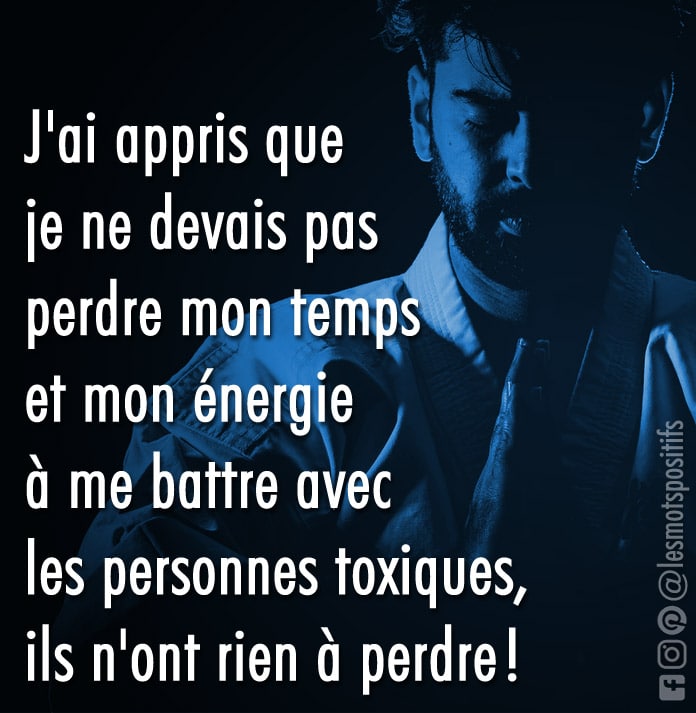 Citation sur les personnes toxiques