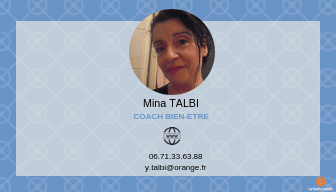 Carte de visite - Madame Mina TALBI