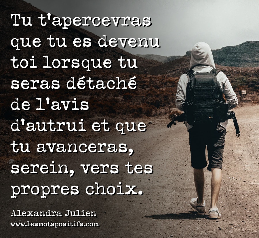 Citation Comment se détacher de l’opinion des autres ?