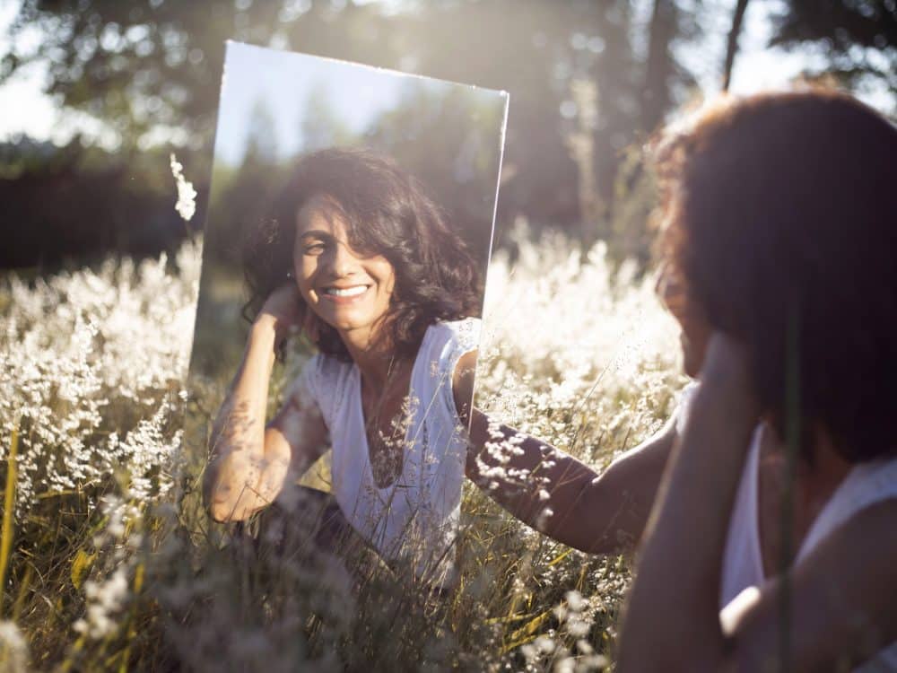 Citation Se regarder dans le miroir!