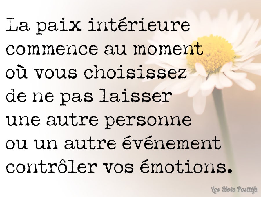 Citation Choisissez de ne pas laisser une autre personne contrôler vos émotions