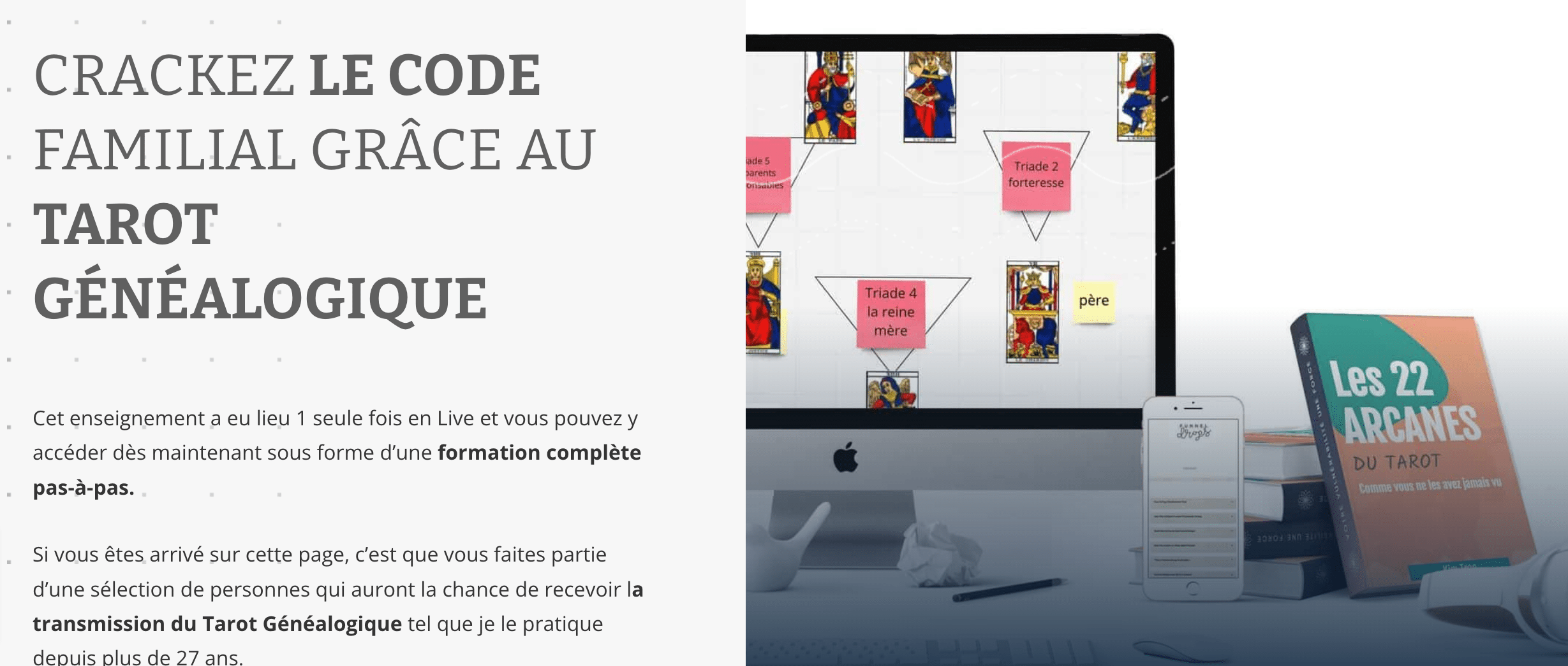 Crack the Family Code : apprends le Tarot Transgénérationnel