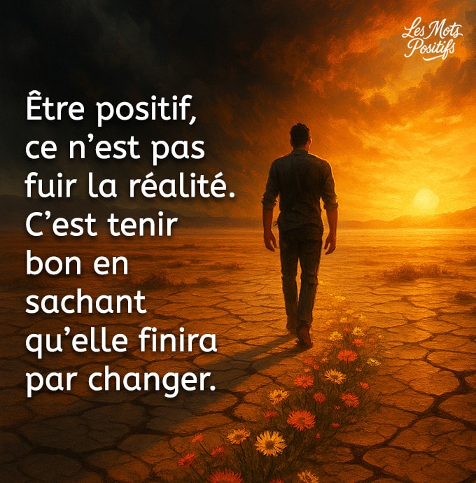 Citation sur Être positif, ce n’est pas faire semblant que tout va bien